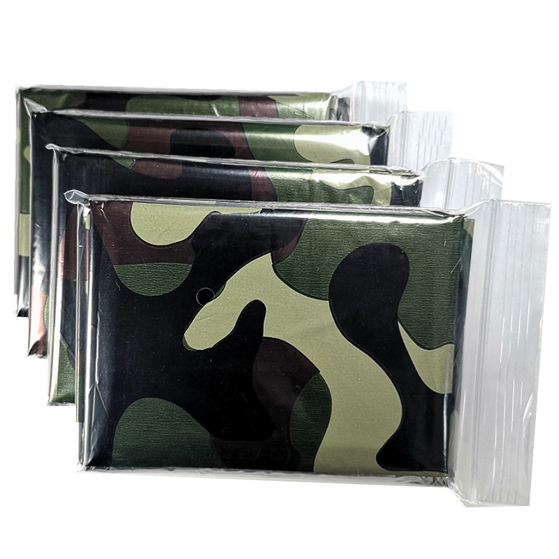 1pcs ผ้าห่มความร้อนฉุกเฉินพับก - Emergency Poncho Rain บทวิจารณ์และราคา