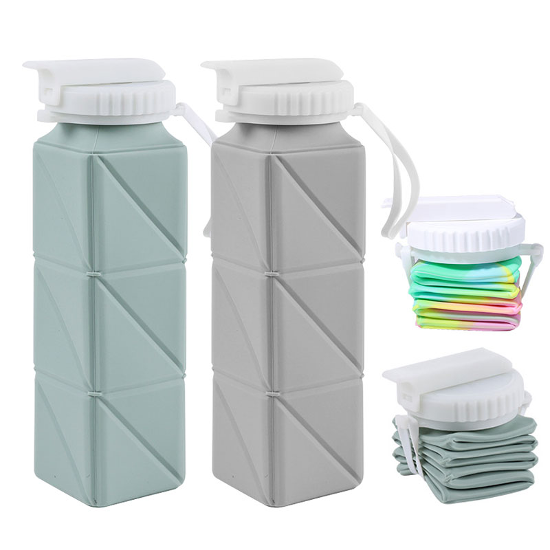ถ้วยกระบอกน้ำแบบพับได้620มล. พ - Water Bag Collapsible บทวิจารณ์และราคา