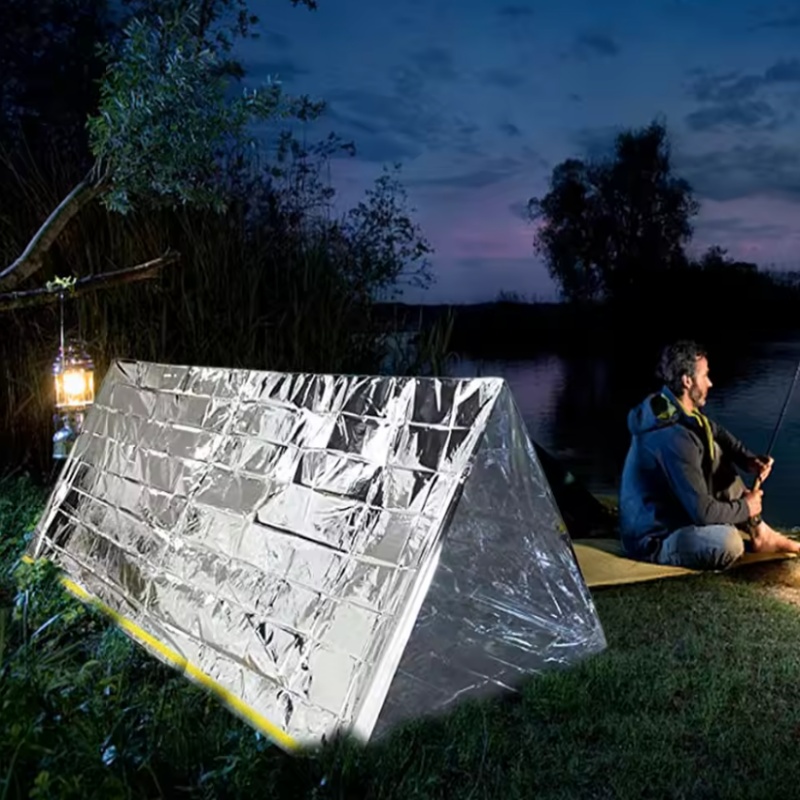 เต็นท์ฉุกเฉินแบบพกพาสำหรับ 2 ค - Emergency Mylar Tent บทวิจารณ์และราคา