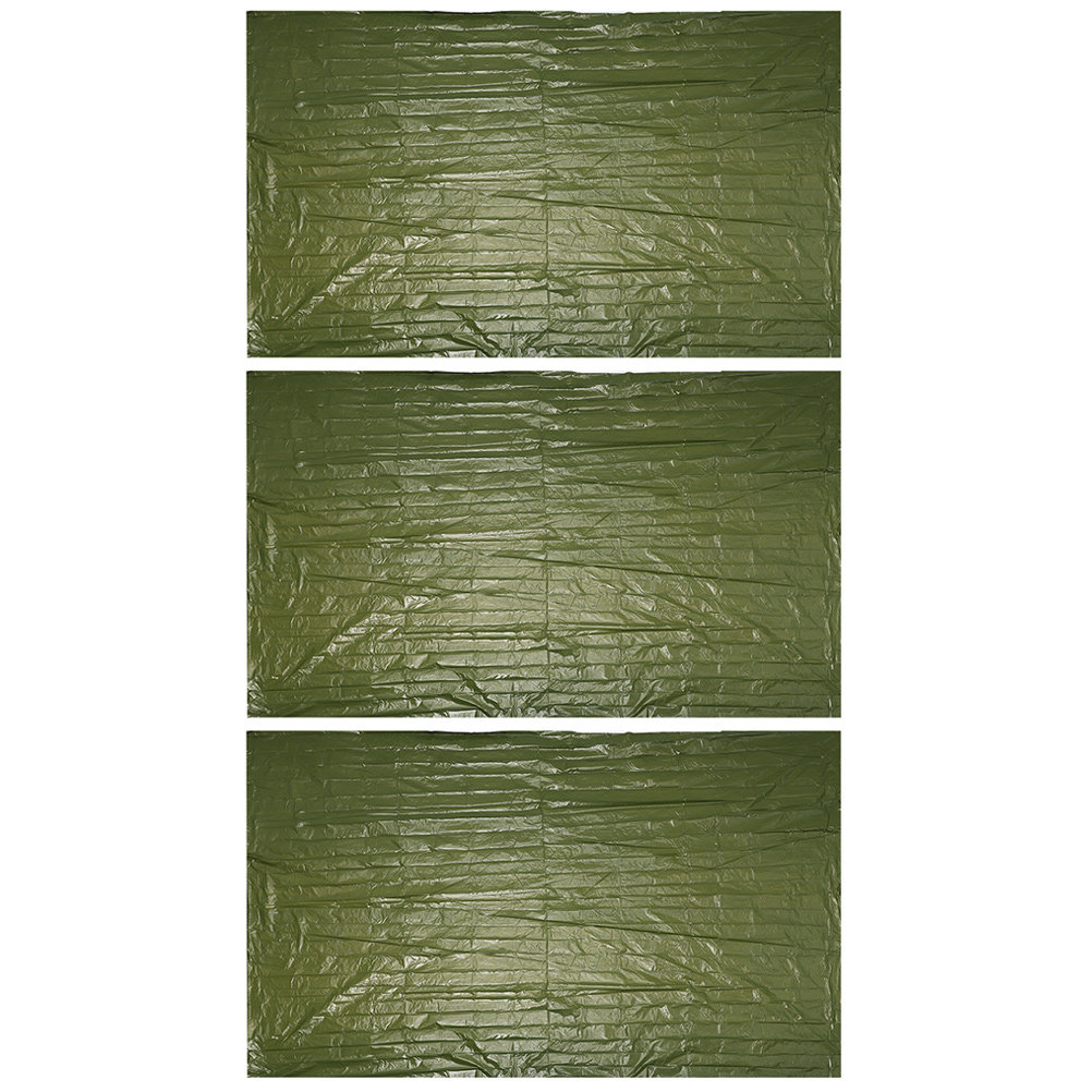 ผ้าห่มฉุกเฉินกลางแจ้ง 3 ชิ้น ผ - Survival Blanket Reflective บทวิจารณ์และราคา
